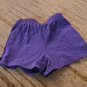 5/25 Soffe Purple Athletic Pull-On Shorts Kids Size 8 - 10 M